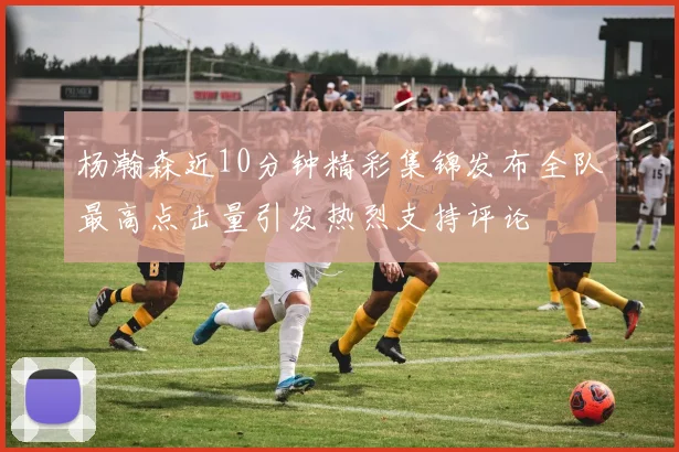 杨瀚森近10分钟精彩集锦发布全队最高点击量引发热烈支持评论