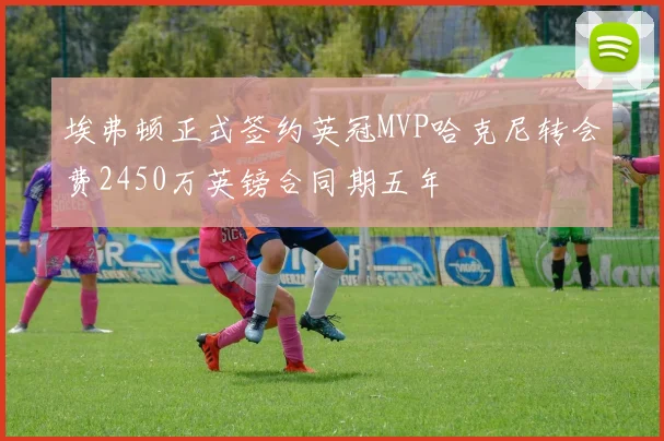 埃弗顿正式签约英冠MVP哈克尼转会费2450万英镑合同期五年